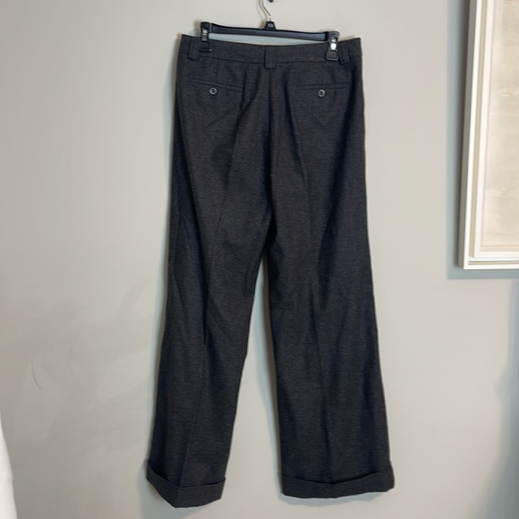 Rene Lezard high rise wide leg grey Wool blend trousers - Picture 4 of 7